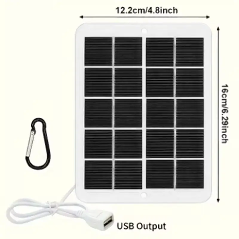 DT17 USB Foldable Solar Panel Portable Flexible Small Waterproof Folding Solar Panels Cells for Mobile Phone Battery