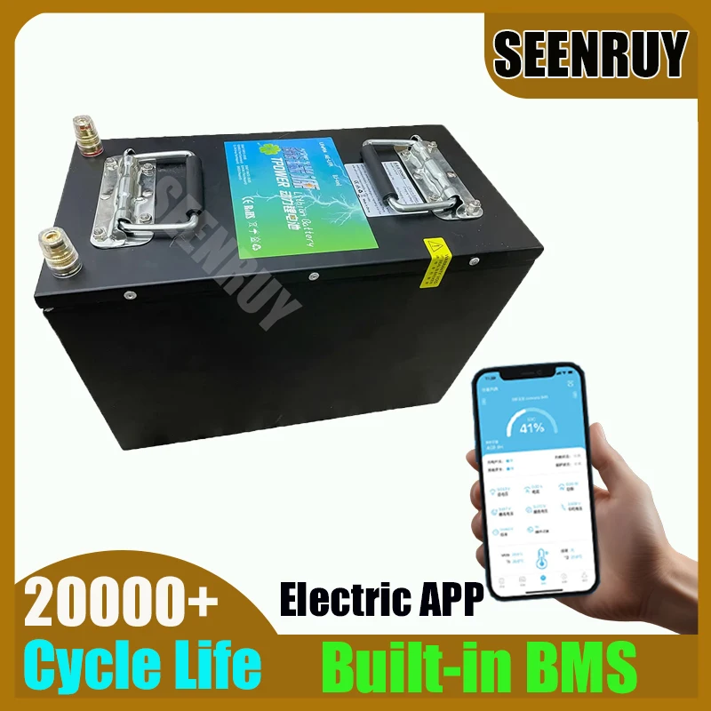 LTO Battery 36V 80AH with BMS 50A 80A 100A 170A For Portable Power Station UPS Power RV Energy Storage Systems