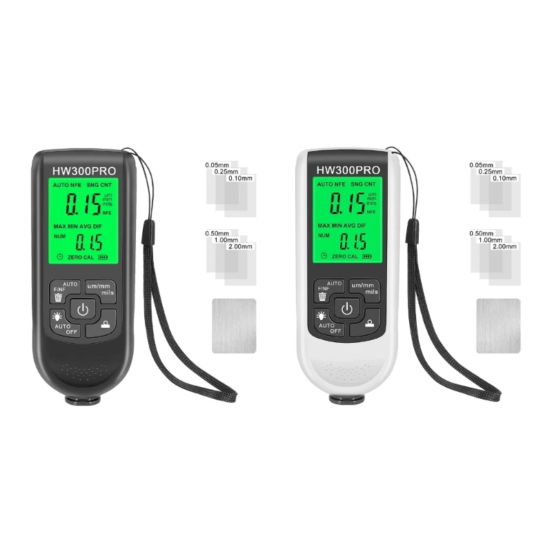 

M6CF Mil Thickness Gauge, Coating Thickness Gauges,Paint Depth Gauge Meter with LCD Display for Automobile