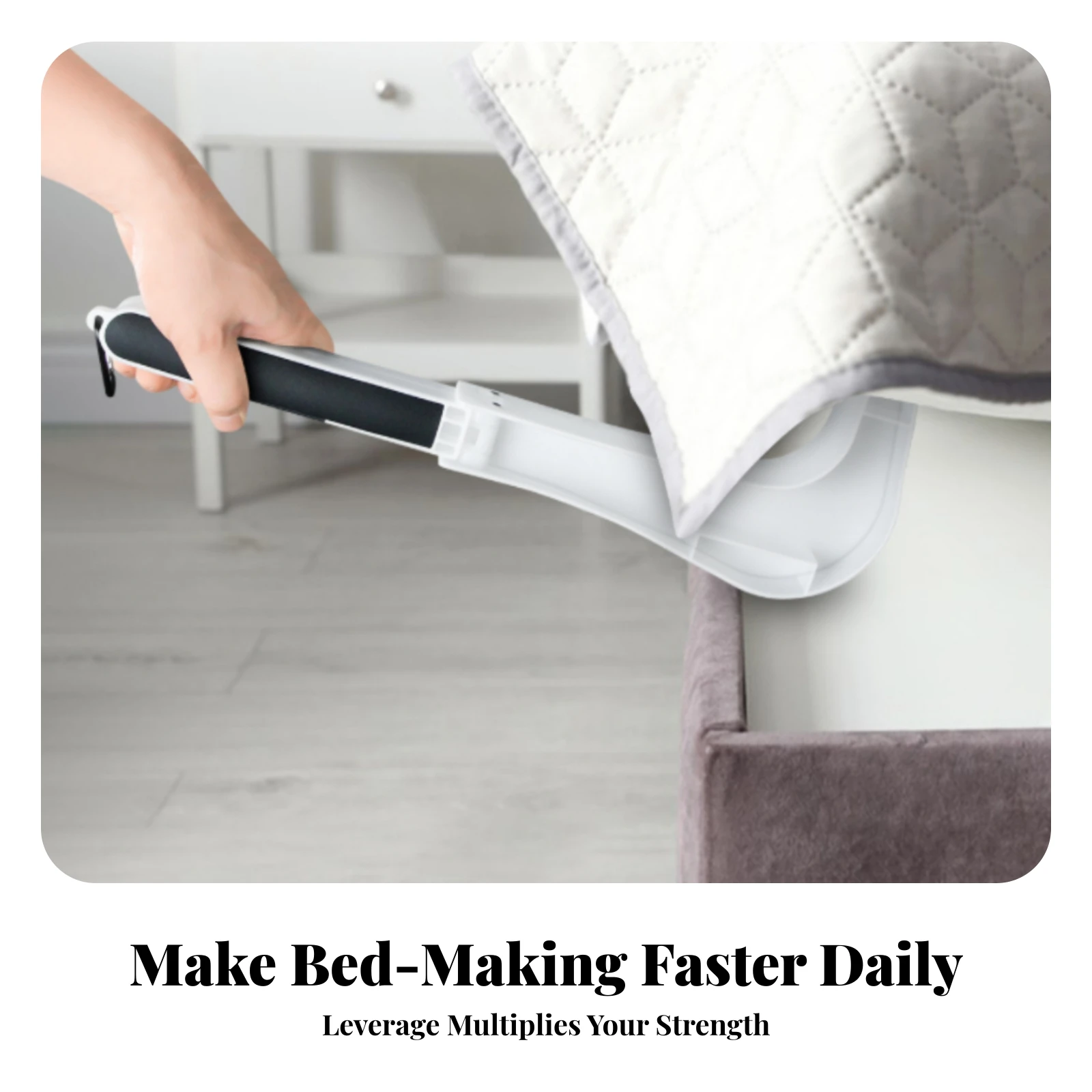 Mattress Lifter Comfortable Grip Mattress Lifting Tool Ergonomic Lightweight for Seniors, Bed Making, Changing Sheets