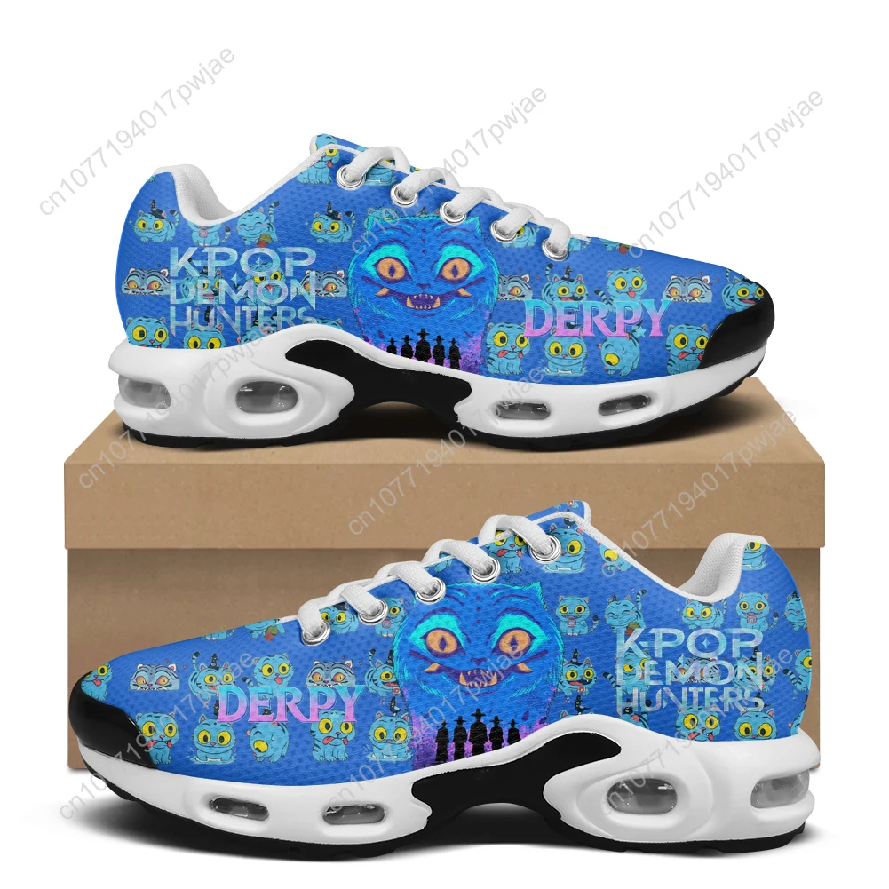أحذية رياضية KPop Demon Hunters Derpy Tiger ذات وسادة هوائية للرجال والنساء أحذية رياضية خفيفة الوزن للمشي لمسافات طويلة وتسلق الجبال أحذية مخصصة