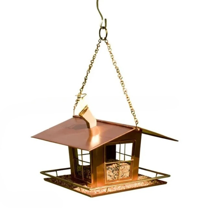 

Best Quality Bird Feeder Modern Cute Silver Metal Outdoor Bird Feeder