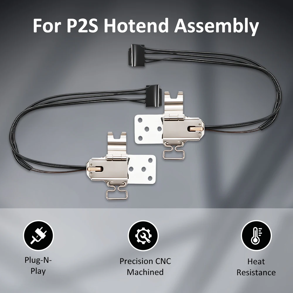

Heating Assembly For P2S Hotend Heating Assembly P2S Hotend for Bambu Lab P2 Heating Component Series 3D Printer Parts