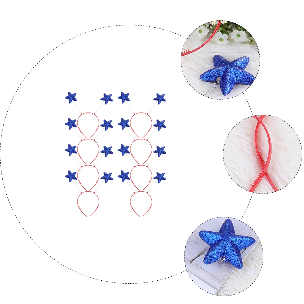 

Обруч для волос с пентаграммой, повязка на голову с блестками для девочек, праздничный головной убор для косплея, детский декоративный аксессуар для дня рождения и выпускного вечера