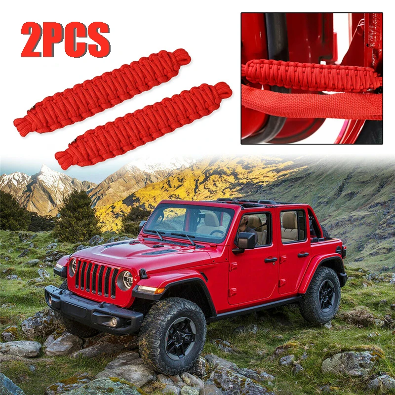 

Car Door Limit Fixed Protection Rope Adjustable Strap for Jeep Wrangler CJ YJ TJ JK JKU JL JLU Restriction Positioning Rope