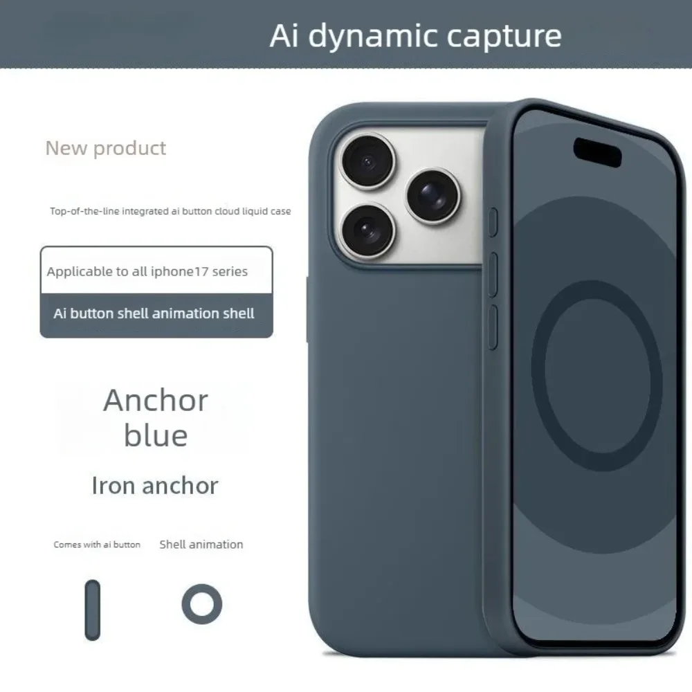 Original Quality Skin Friendly Liquid Silicone Case For IPhone17 Pro Max Air For Magsafe Wireless Charging Drop Protection Cover - view 2