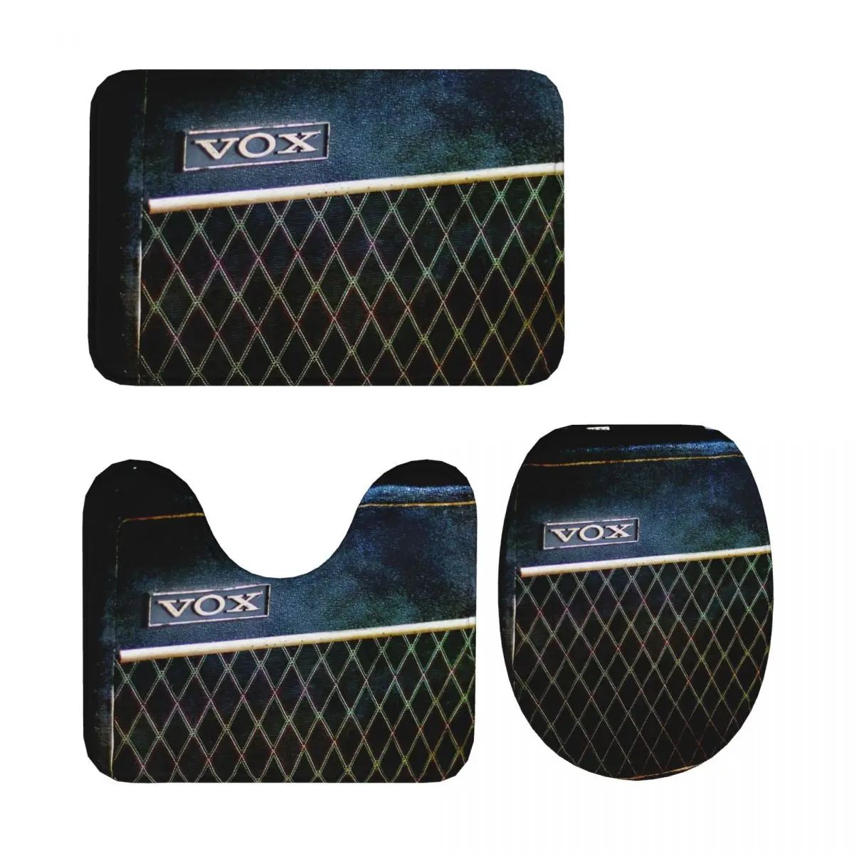 Amplificador Vox AC30, 3 uds., alfombrilla de baño, juego de baño, tapa de inodoro, decoración del hogar, alfombra antideslizante