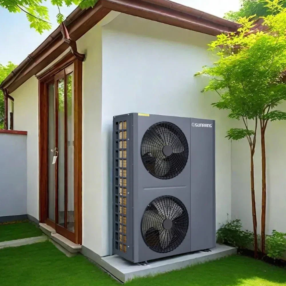 Sunrans R32 Full DC Inverter Heating and Cooling Heat Pump for Home Central Heating Air to Water Heatpump System