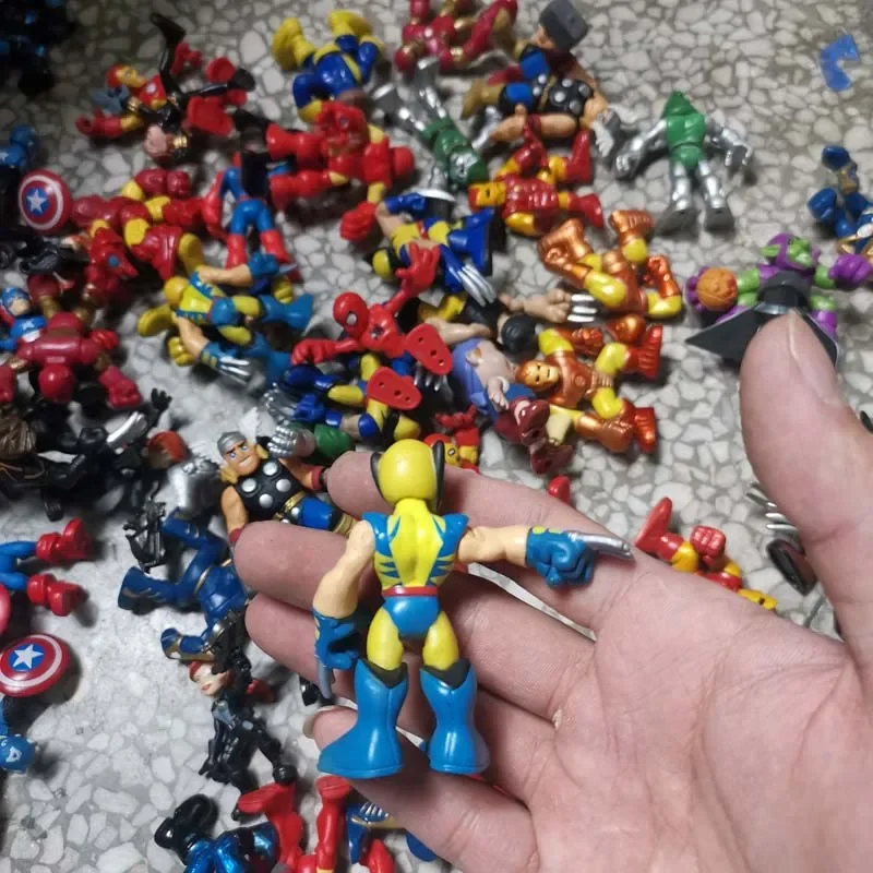 Mavel Legendes Spiderman Avengers Speelgoed Wolverine Hagedis Ijzeren Man Hulk Actiefiguur Pvc Beweegbare Gewrichten Robot