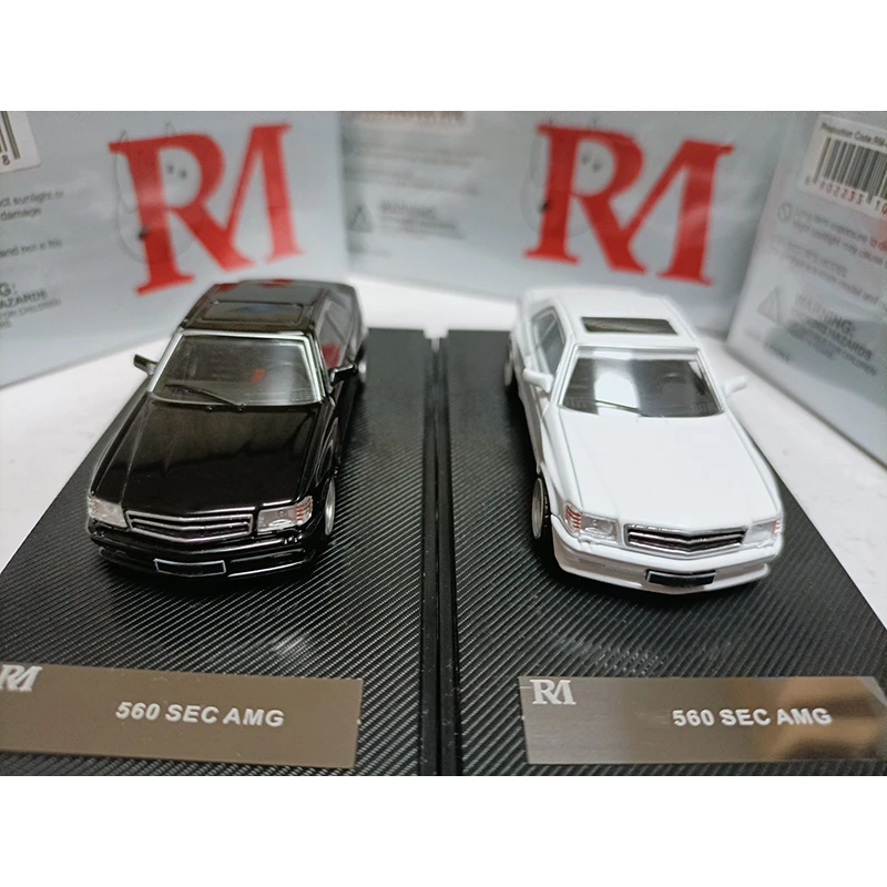 RHINO 1:64 Scale Diecast Alloy Mercedes-Benz 560SEC AMG C126 Toys Cars Model Classics Adult Souvenir Gifts Static Display