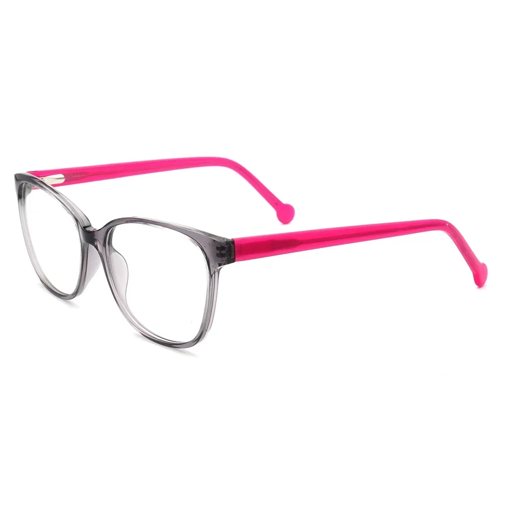 Full Rim Frame Men Round Optical Glasses Pink Black Transparent Spectacles Women Square Eyeglasses Frame Fashion Retro Eyewear