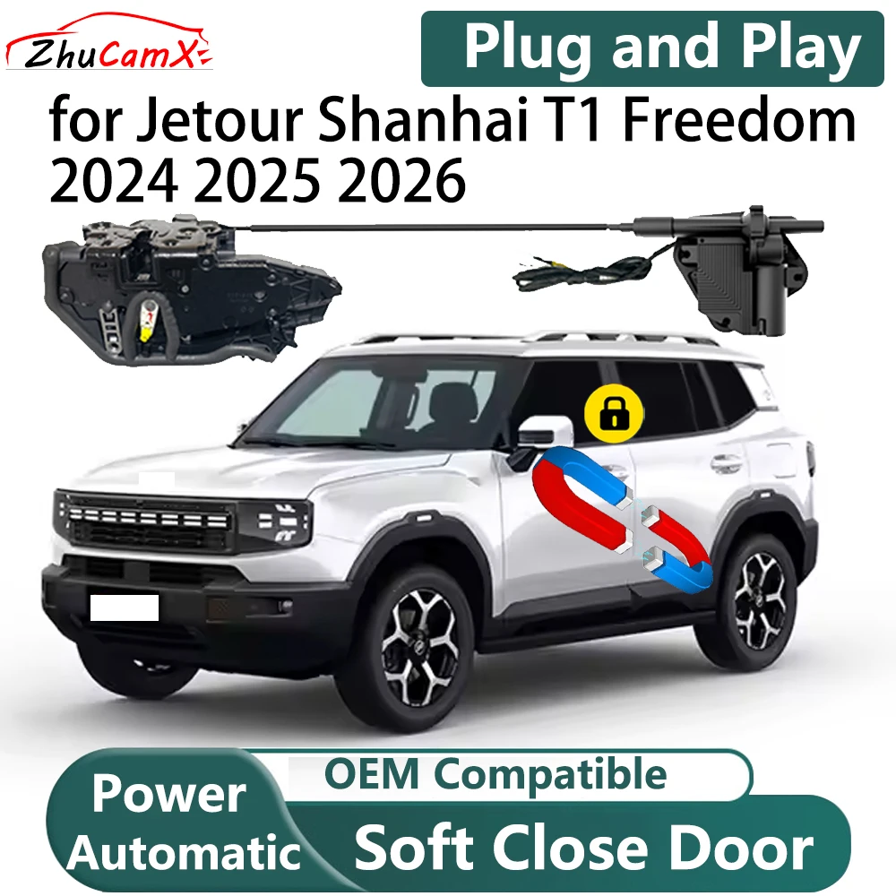 

ZhuCamX for Jetour Shanhai T1 Freedom 2024 2025 2026 Automatic Electric Soft Close Door Closer Power Comfort Closing System