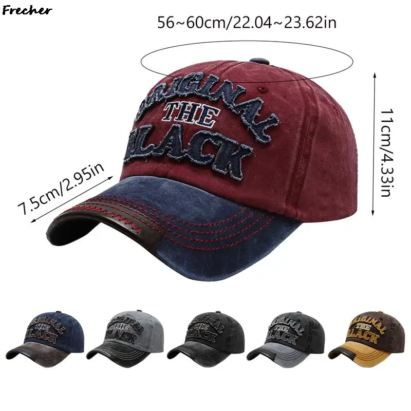 Men Fashion Street Caps Embroidered Baseball Cap Summer Spring Letter Basketball Dance Hat Unisex Vintage Hip Hop Hats Snapback