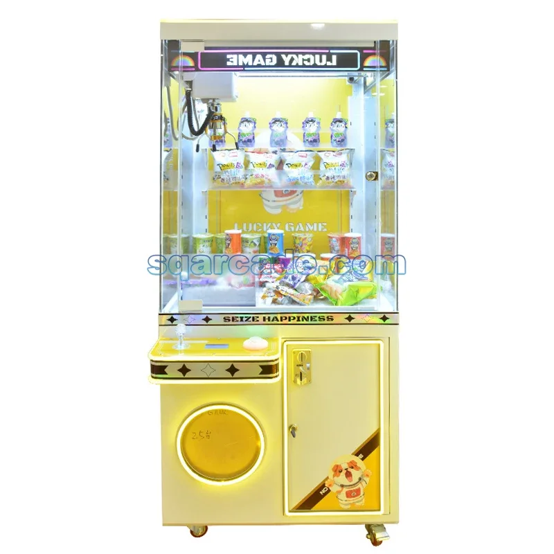 

Kids Claw Machine Music Coin Operated Gabinete Gamer Game Mini Arcade Machine Vending Candy Grabber Machine