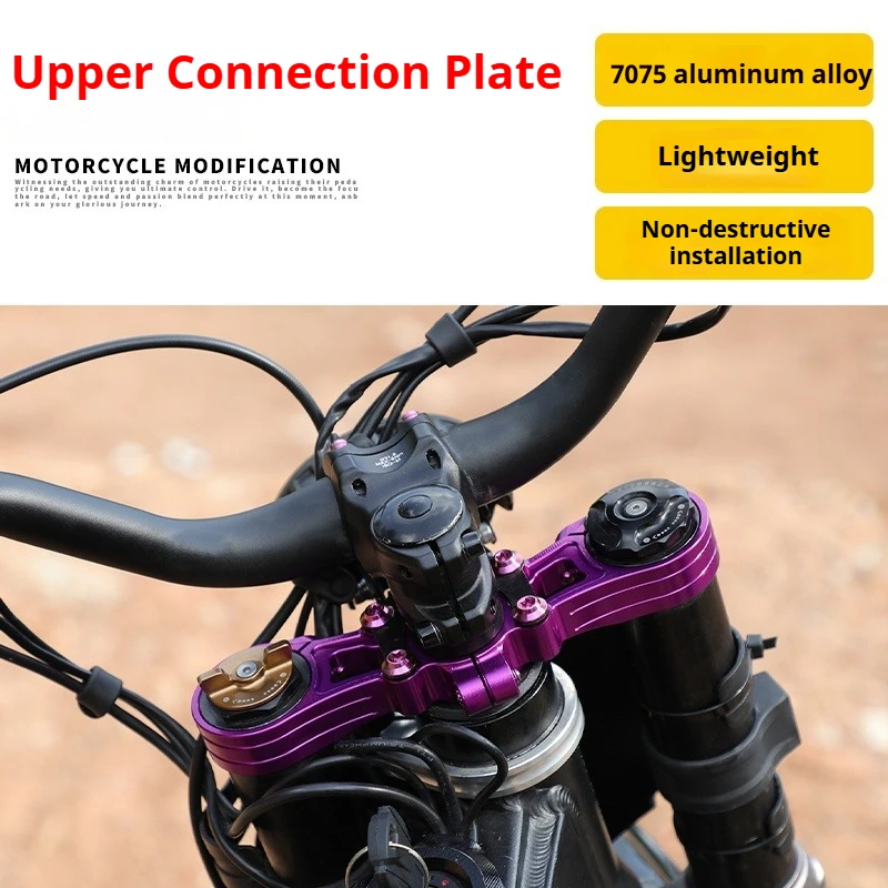 

Для Surron Light Bee Sur-Ron S/X верхний тройной зажим, верхняя пластина, кронштейн для Surron Light Bee S, детали электрического велосипеда для бездорожья 2025