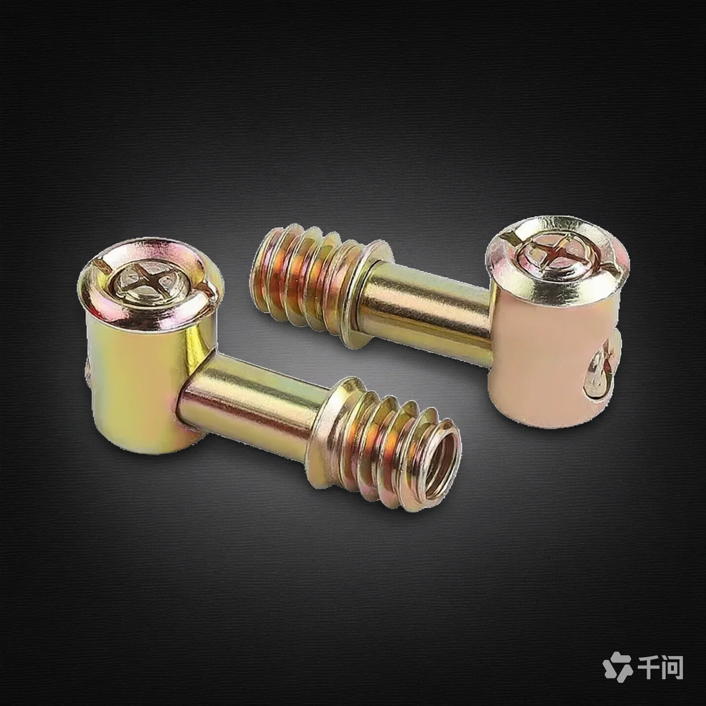 10 sets of iron four in one connectors bed assembly hammers nuts screws eccentric wheels furniture hardware accessories