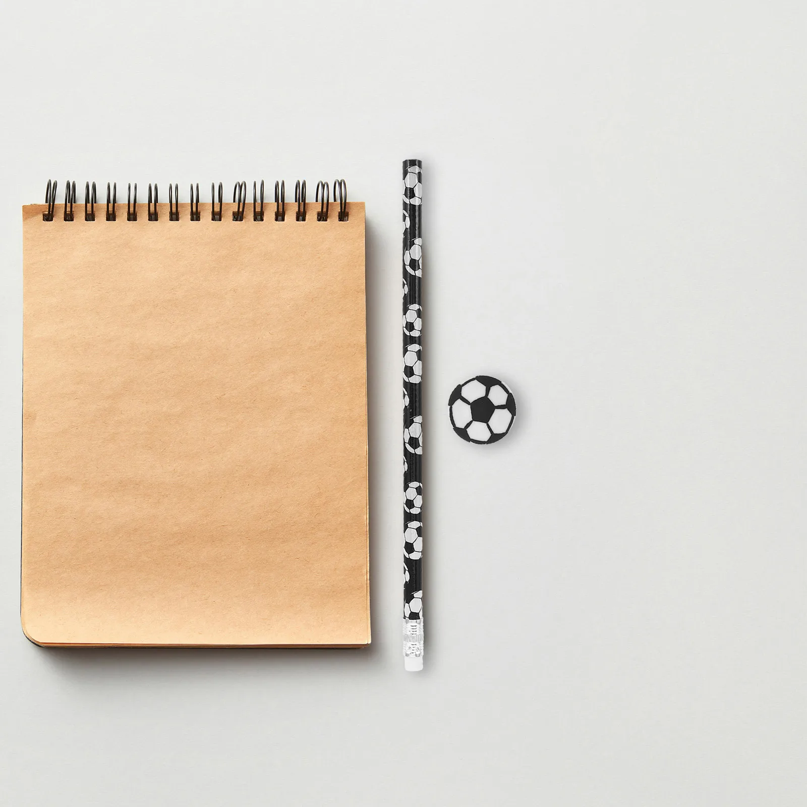 12 ชุด 12 ชุดธีมฟุตบอลไม้เครื่องเขียนเด็กกีฬา PARTY Favors วันเกิดอุปกรณ์โรงเรียน