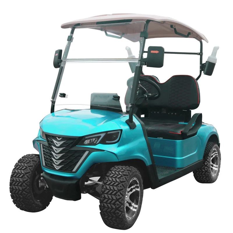 Street Legal Electric Lithium Battery Golf Cart 2 4 6 Seater 4000/5000W Sightseeing Scooter 4 Wheel Solar Electric Golf Cart