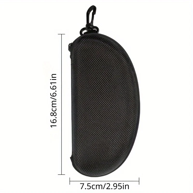 Portable Hard Shell Glasses Case with Clasp, Sunglasses Case - view 2