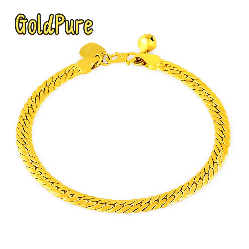 

Goldpure Luxury 24K 9999 Pure Gold real gold Women's fashion thread bracelet
