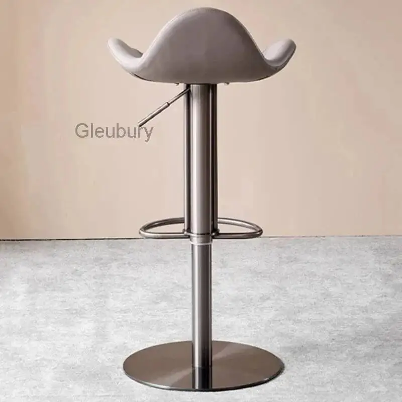

Bar Metal Modern White High Stools Luxury Quality Bistro Salon Bar Stools Nordic Swivel Comfortable Taburete Cocina Furniture