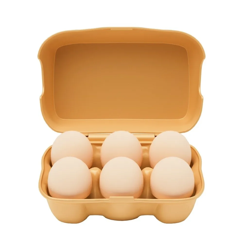 Cute Minimalist Beige Button Clicker Keychain Egg Shape Portable Size Press Keychain Keyring Novelty Egg Button Clicker Home Use