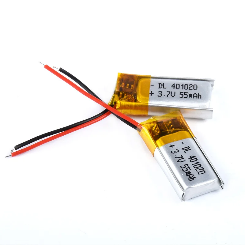 401020 bateria litowo-polimerowa 3.7V zestaw słuchawkowy Bluetooth lampka nocna akumulator 55mah bezpośrednio dostarczany przez manufactur