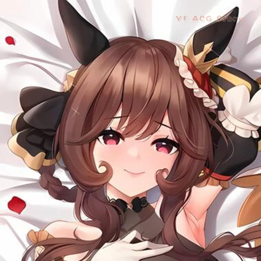 Uma Musume Gentildonna Anime Dakimakura Double Sided Print Body Pillow Case Otaku Collection Gift