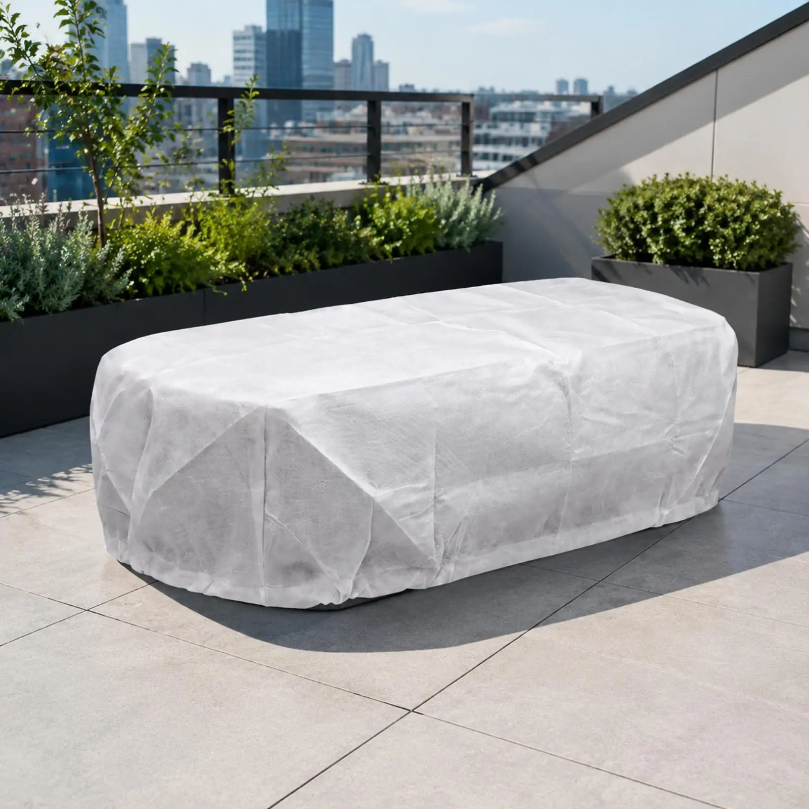 Raised Garden Bed Frost Cover Waterproof Insulated Garden Bed Cover with Aluminum Foil Lining Reusable for Home Gardeners,