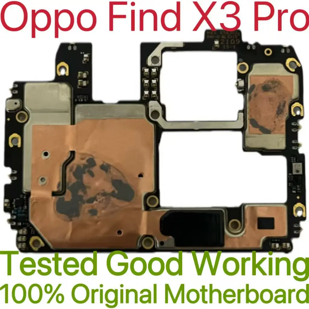 Global Version Original Unlocked Motherboard for Oppo Find X3 Pro Tested Circuit Plate Main Logic Board for Oppo Find X3 Pro