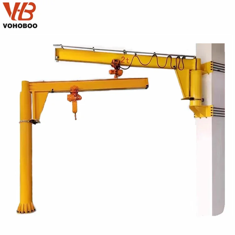 High Quality 1-2 -3 - 5 - 10 Ton Column Portable Workshop Floor Cantilever Arm Jib Crane Provided Hot Product 2023