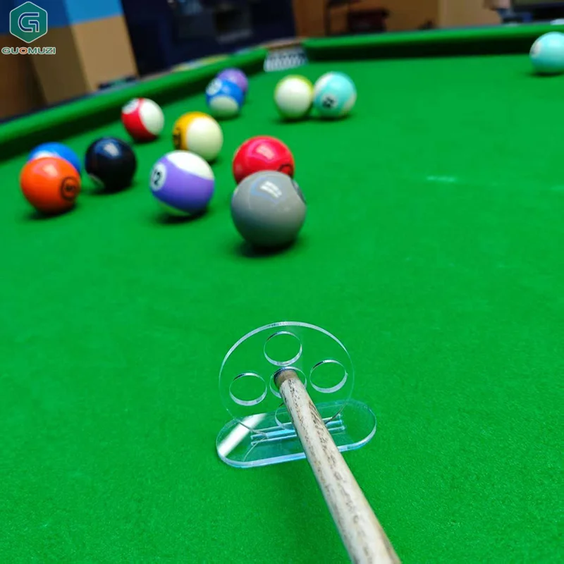 

Тренажер для бильярдных удочек, тренажер для бильярдного удара, прозрачный 1/5 отверстий, тренировочное устройство для кия, аксессуары для бильярда