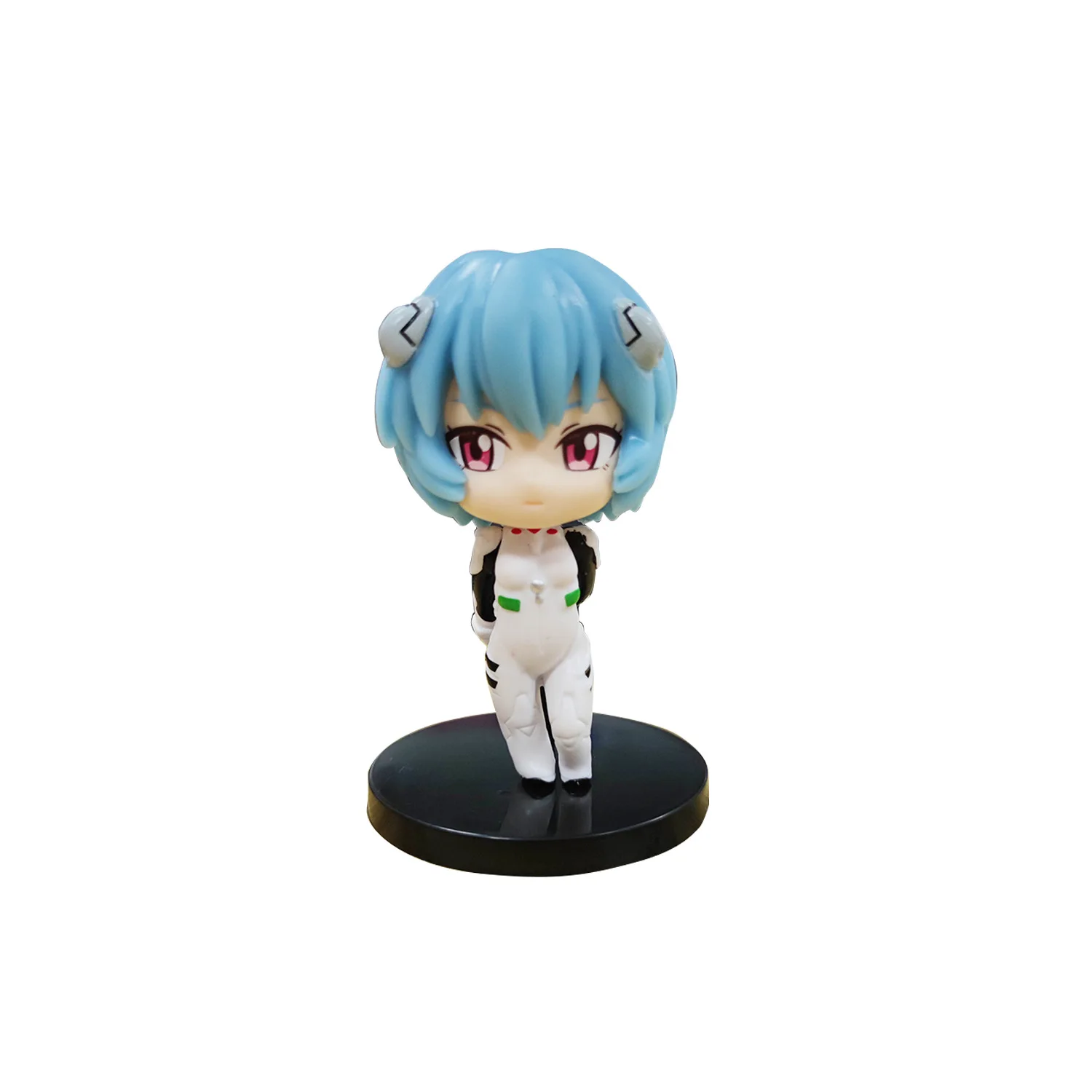 Figura de Anime NEON GENESIS EVANGELION EVA Asuka Ayanami Rei Q, 1 piezas, estilo aleatorio, 10CM, modelo Kawaii, juguetes de PVC, regalo, 2023