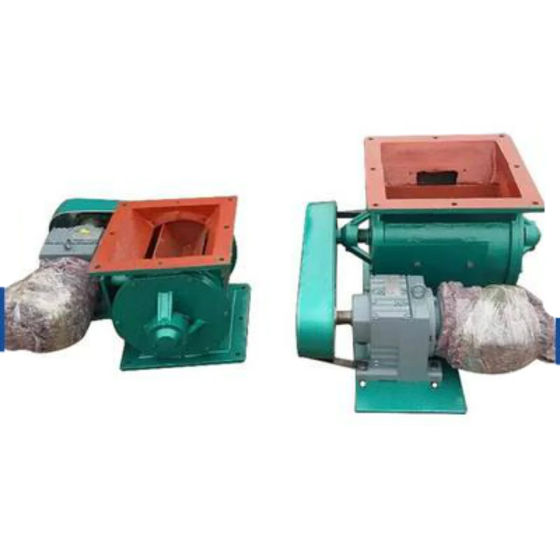 Industrial Electric Cement Rotary Air Lock Filling Machine with Angle Structure Gate Stop Valves 1-Year Warranty