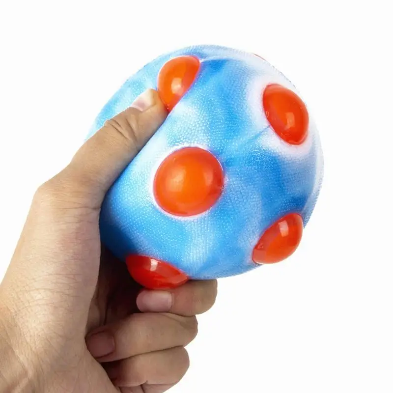 Pet Flashing Sound Interactive Toys Music Flashing Bouncing Vibrating Ball Toys Elastic Molar Ball Toys Glowing Ball Dog For Dog