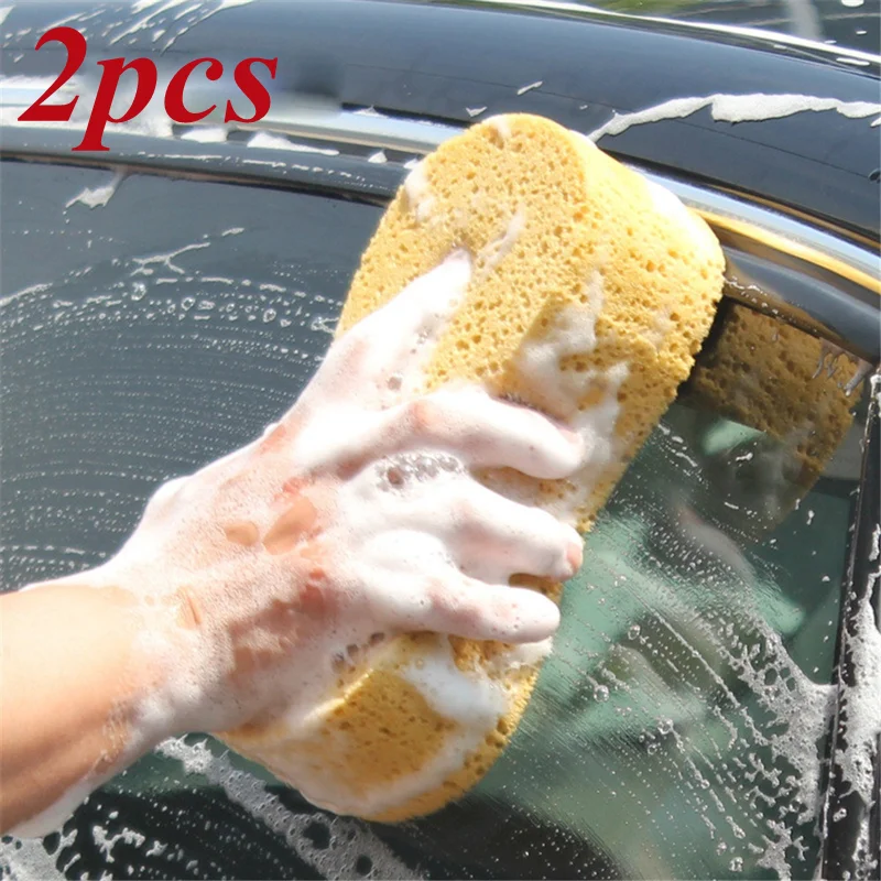 

Car wash sponge block car motorcycle cleaning supplies large size sponge brush dusting random color car cleaning tool