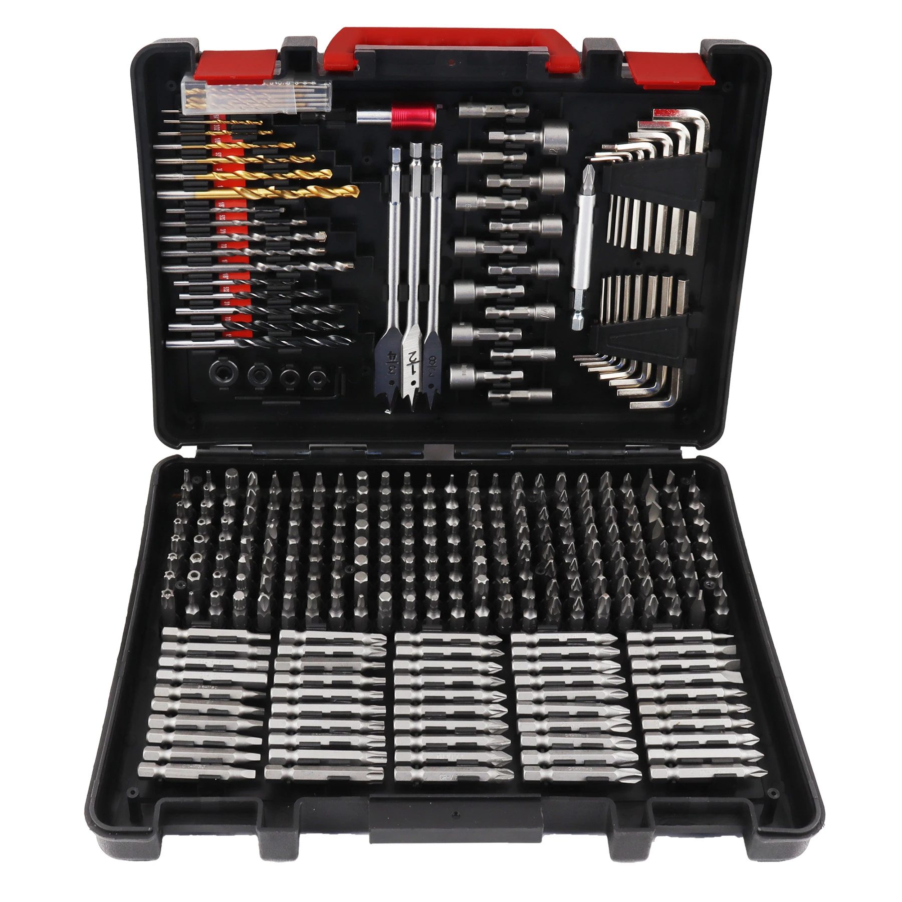 Multi Functional Manual Tool Set 318pc Screwdriver Drill Bit Tool Set Hand Kit