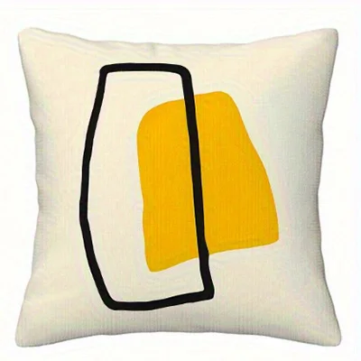 Home Decor Abstract Geometric Pattern Throw Pillow Covers Pattern Cushion Cover Suitable for Sofa Bedroom Car Pillow Cover view 4