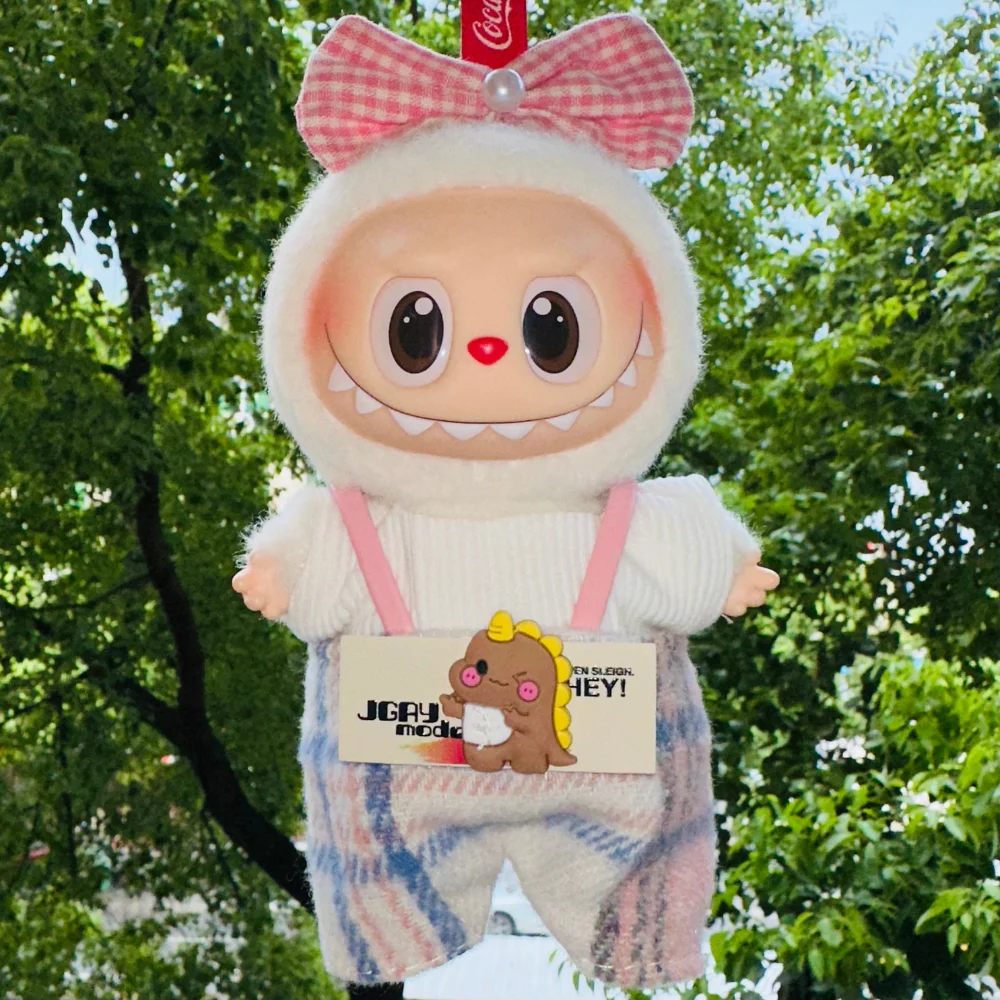 

17 см милая мини-плюшевая кукла, одежда, аксессуары для Кореи, Kpop Exo Labubu Idol, куклы, свитер, одежда, сделай сам, подарок для девочек