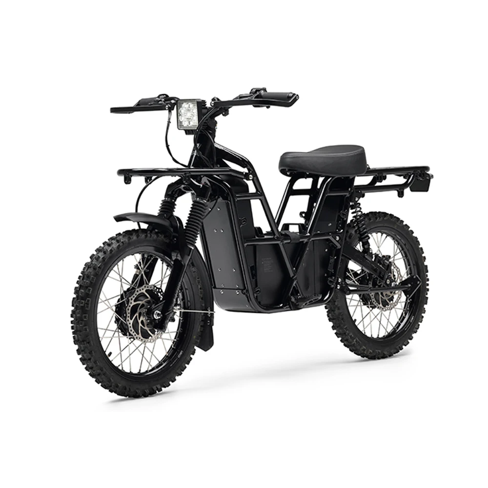 

Two-wheel drive reduces weight 20 inch 2000W 60V/40AH flexible electric motorcycle that can drive in the field Work Bike