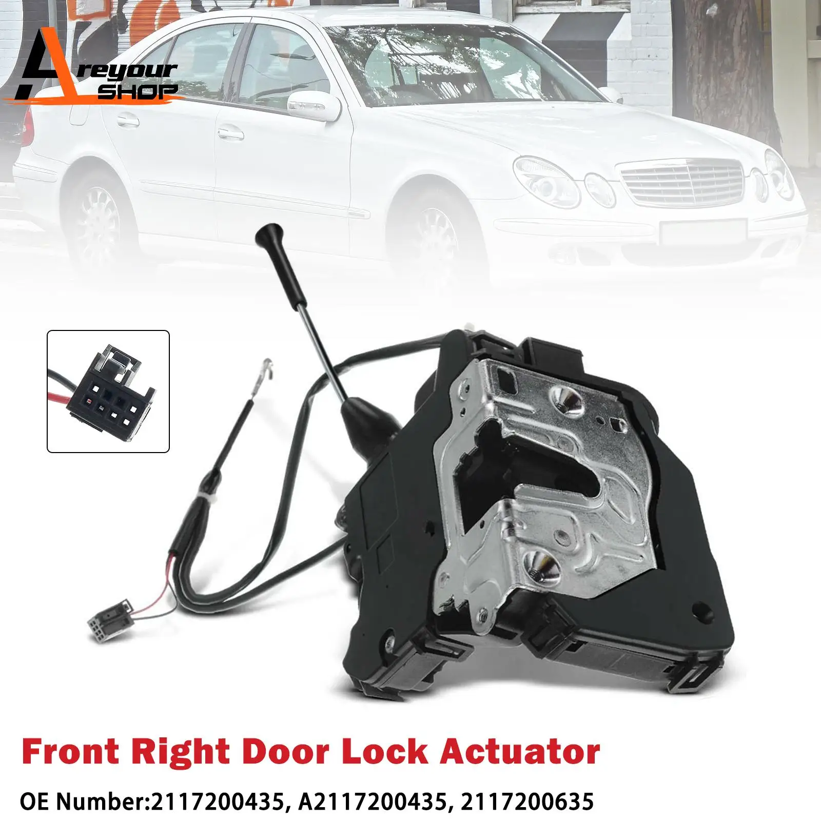 

Привод замка передней правой двери Aeyourshop 2117200635 для Mercedes-Benz E-Klasse W211