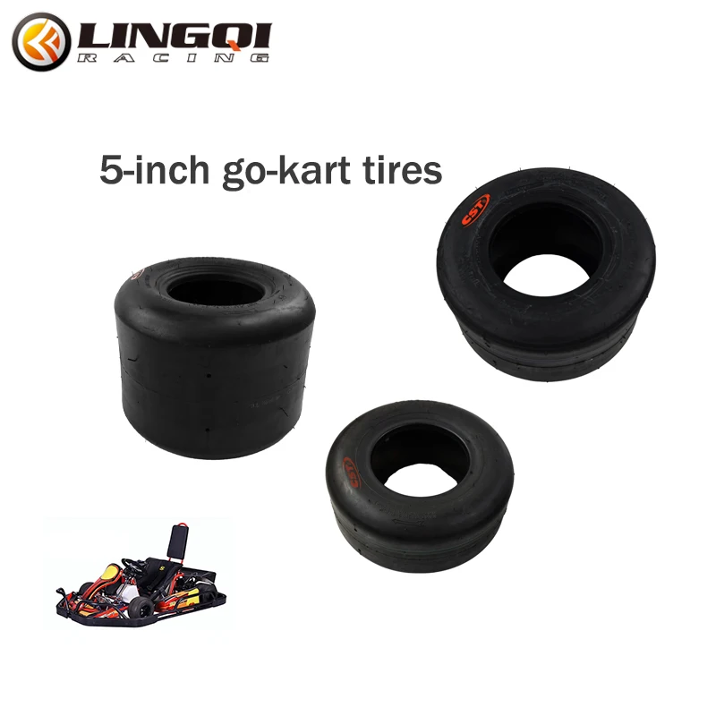 

LINGQI RACING Motorcycle 10*3.6-5 10*4.5-5 11*7.1-5 Inch Karts Front Wheel Tires For Drift Car Go Kart Four Wheeled Vehicle