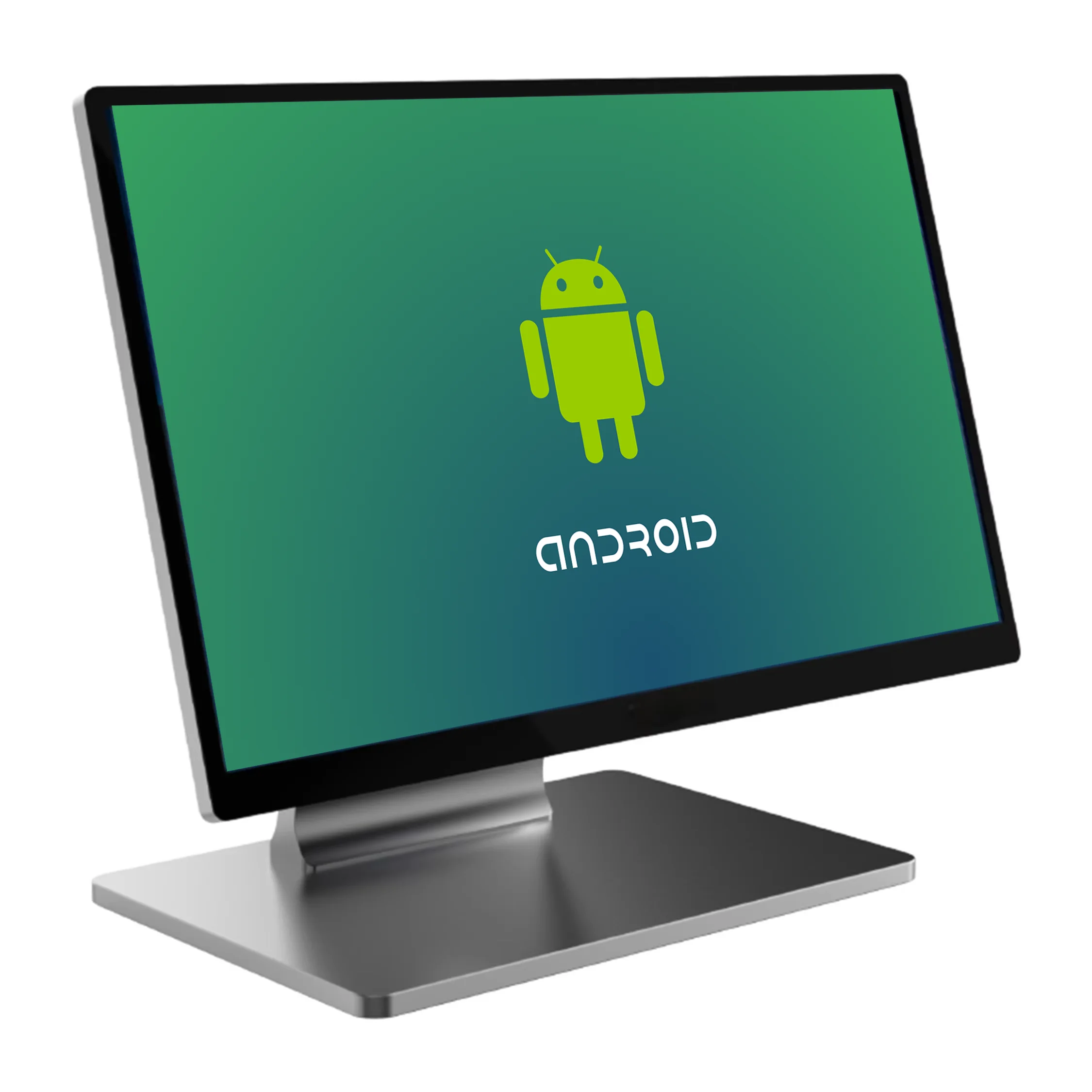 JEESTON Slim 15.6 Inci Android 13 Mesin Kasir 8-Core CPU 4G 32G Terminal POS Cangkang Aluminium 1920*1080P Layar Sentuh ECR