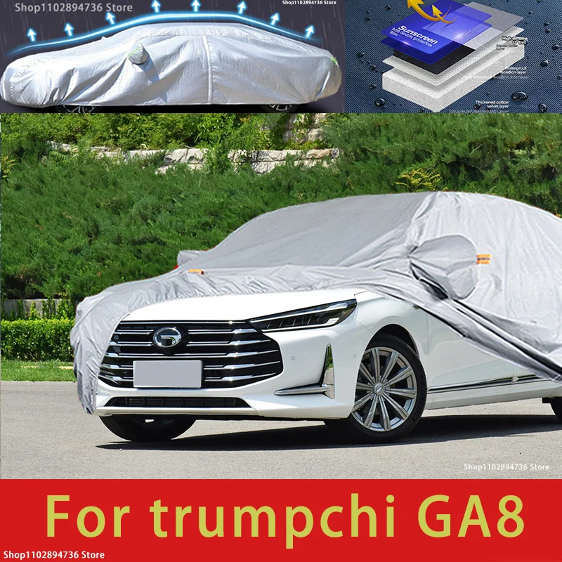 

For trumpchi GA8 Outdoor Protection Full Car Covers Snow Cover Sunshade Waterproof Dustproof Exterior Car accessories