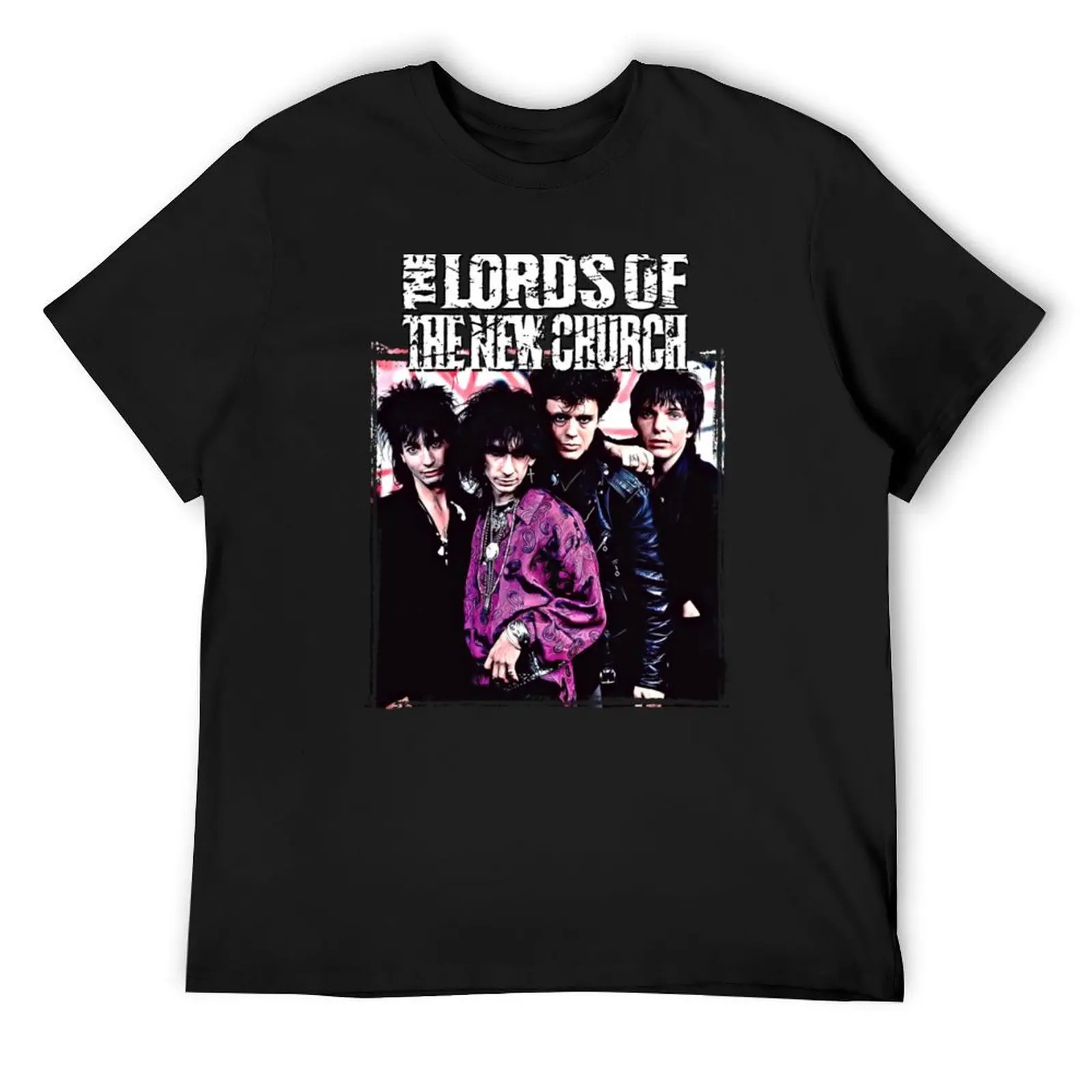 

Lords Of The New Church T-Shirt Funny t-shirts blue lock aesthetic clothes vintage t shirts cotton t shirt men