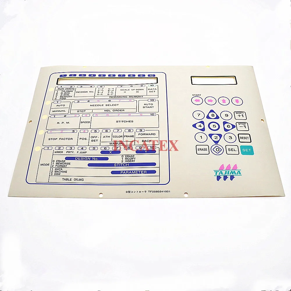 Good Quality Tajima Embroidery Machine Spare Parts Panel Film TMFD