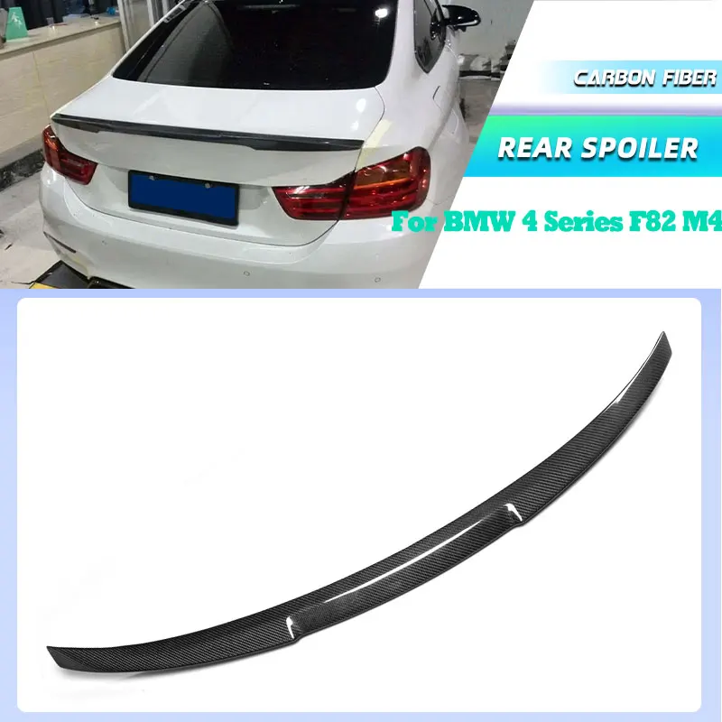 

Углеродное волокно, задний спойлер багажника, крылья для BMW 4 серии F82 M4 Coupe, 2-дверный 2014-2017, задний спойлер, багажник, крыло, комплект кузова