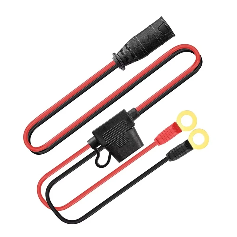 Noco 배터리 충전기 배터리 텐더 리드용 X-Connect Eyelet 터미널이 있는 53CM 16AWG 와이어 하네스