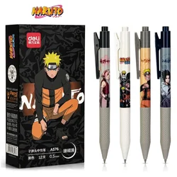 1/6Pcs Naruto Gel Pens for School Supplies Child Study Stationery Writing Ballpoint Pen Random Motifs Sasuke Anime Pens 0.5mm