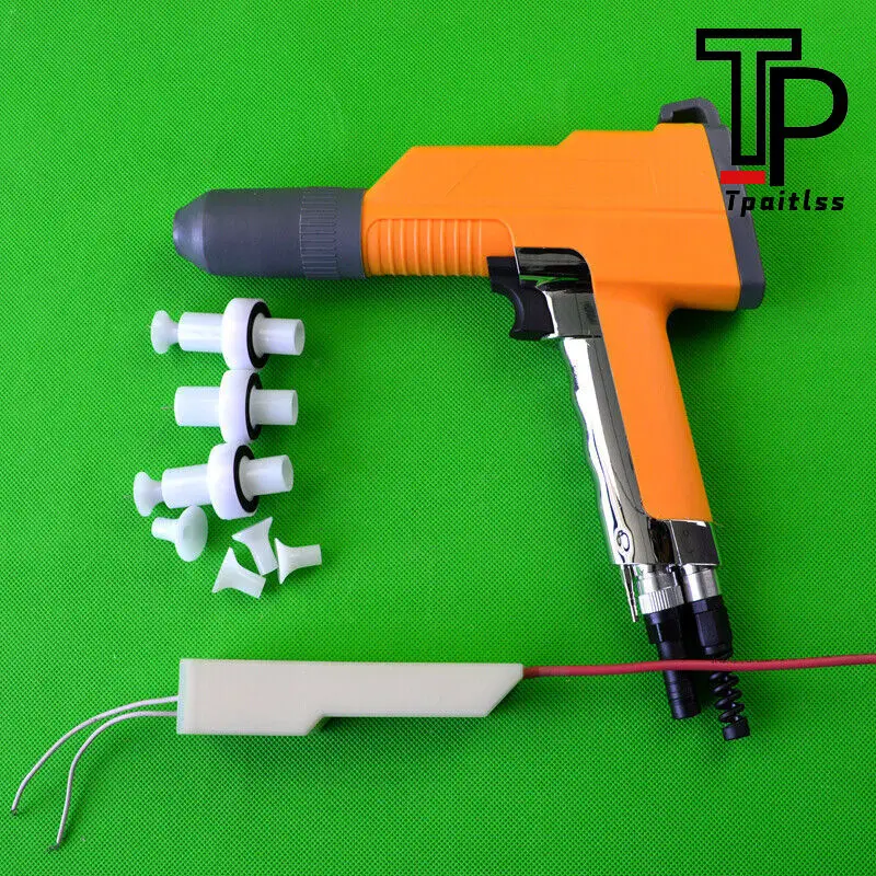 Manual Electrostatic powder Coating spray gun HT-GM02 and HV cascade